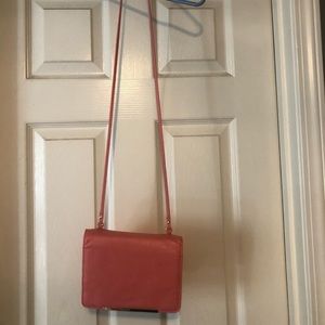 Pink crossbody purse